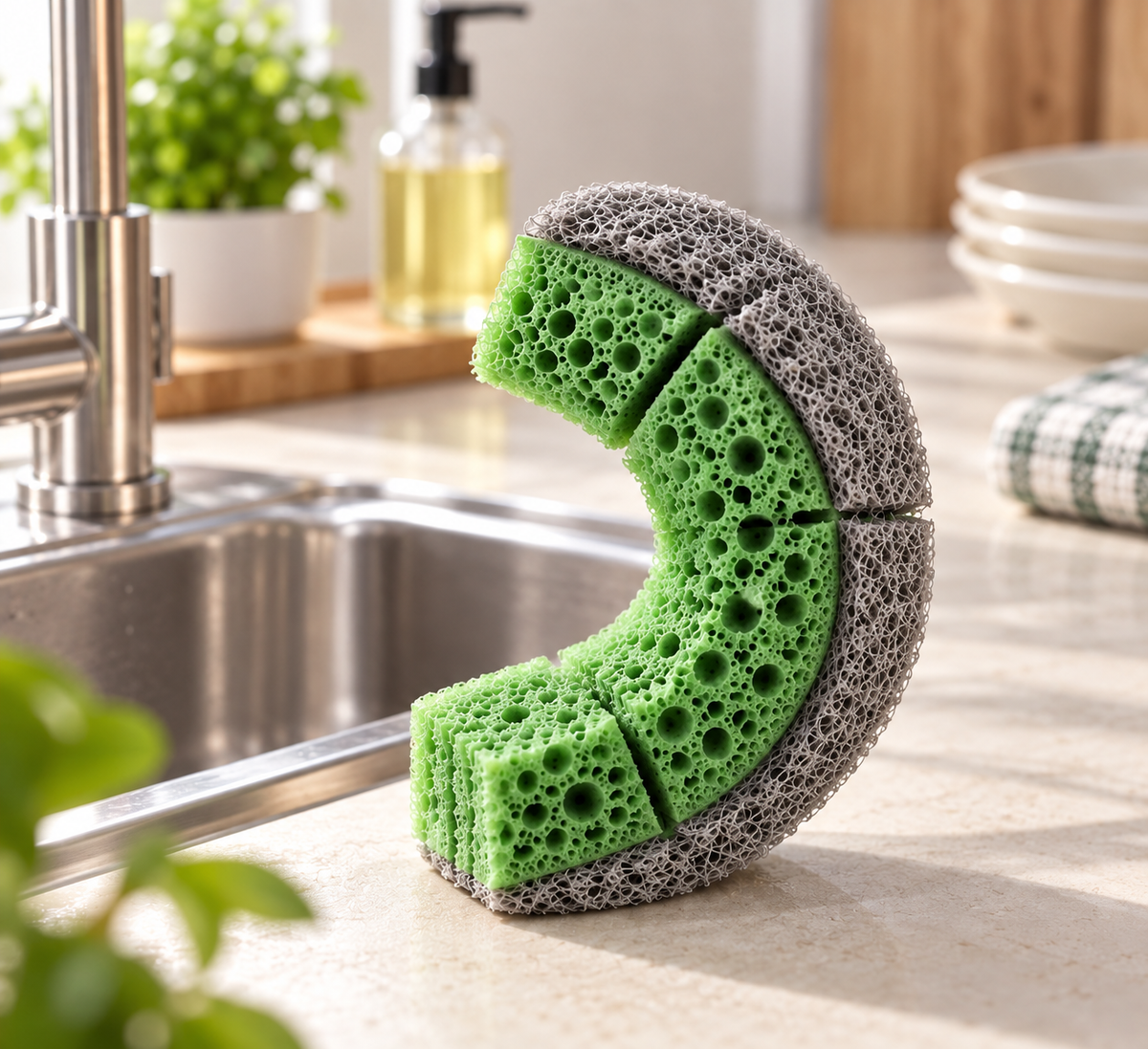 FlexiScrub Flexible Curve Cleaning Sponge
