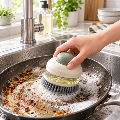 ScrubMate 2-in-1 Soap Dispensing Dish Scrubber